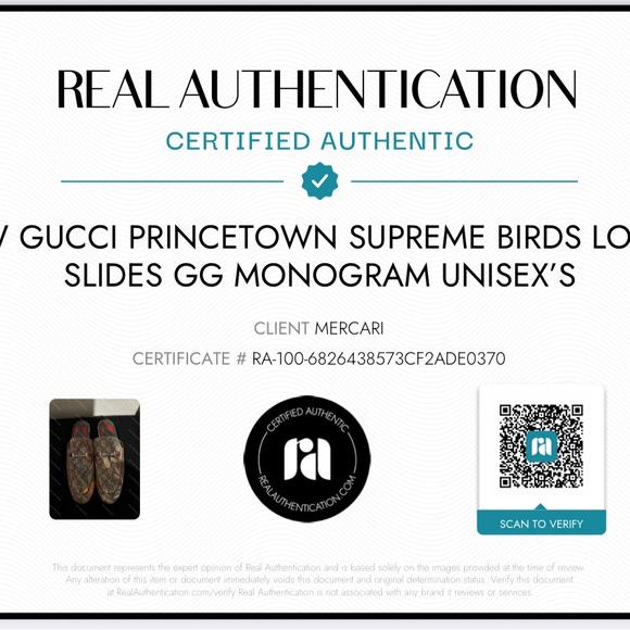 Gucci Men's Floral Print Loafers - Green and Red - Picture 11 of 11